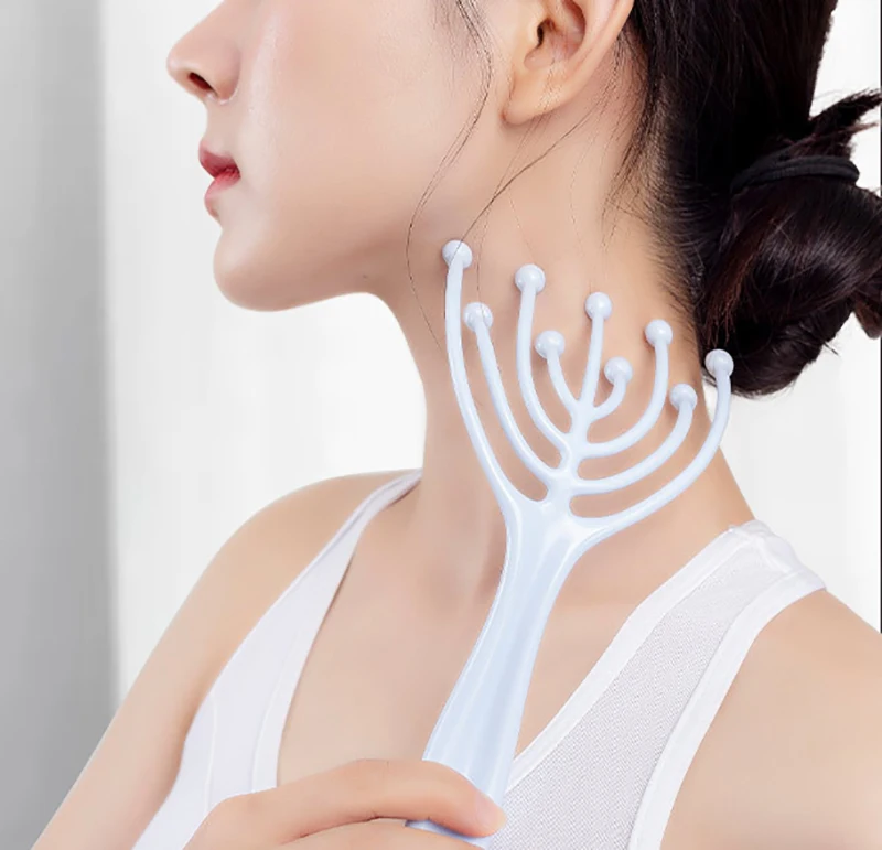 Массажер для головы с девятью когтями расслабляющий массаж в форме осьминога спа