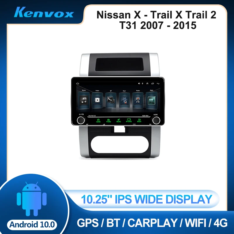 

Автомагнитола 2 din, 10,25 дюйма, IPS, Android, для Nissan X-Trail 2 T31 2007-2015, мультимедиа, GPS-навигация, Авторадио, видеоголовное устройство