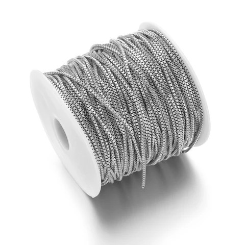 Oklayn позолоченная цепочка из нержавеющей стали 2 м 2 мм