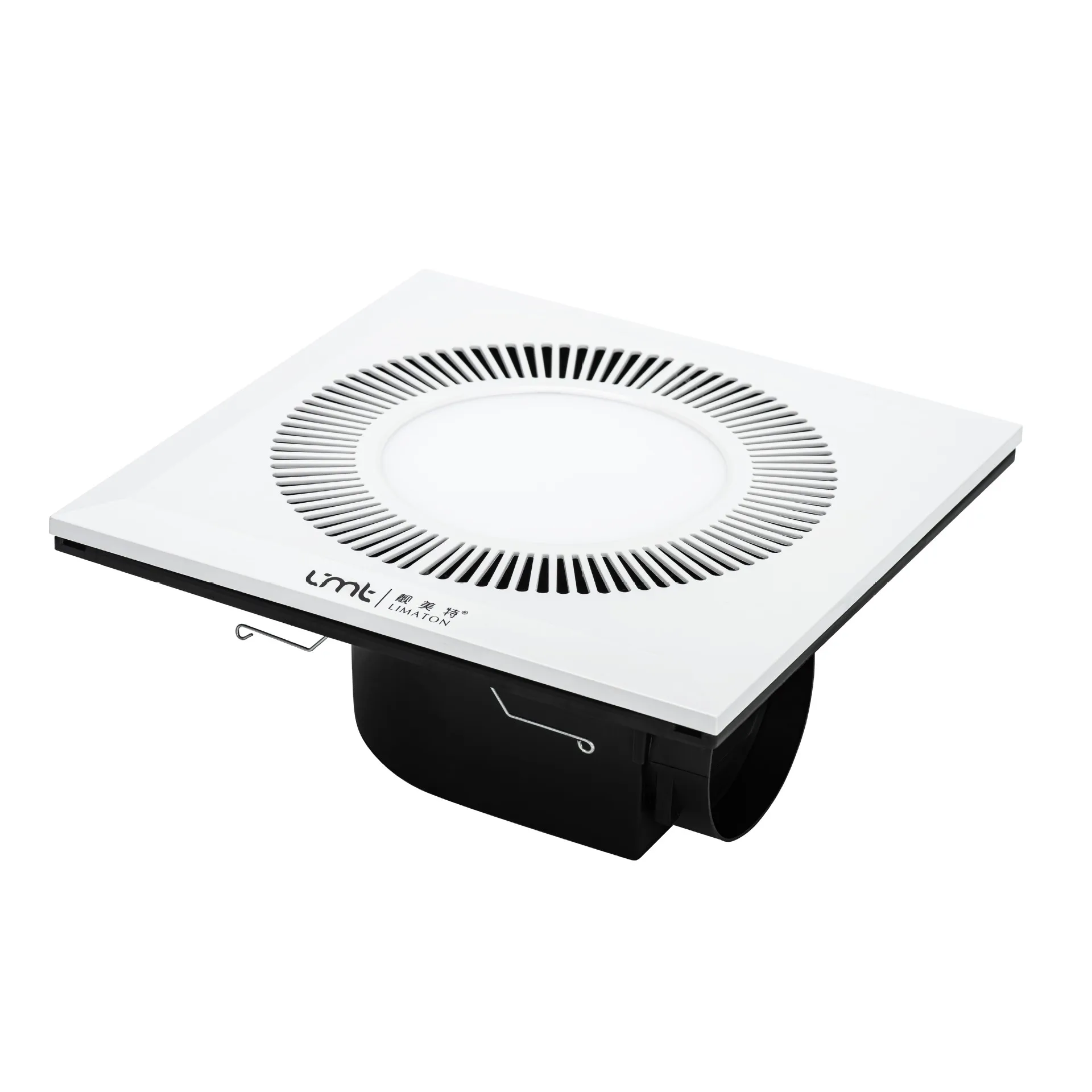 

10inch Ceiling Window Exhaust Fan with LED Ventilation Vent Air Extractor for Bathroom Toilet Kitchen Pipe Attic Fans