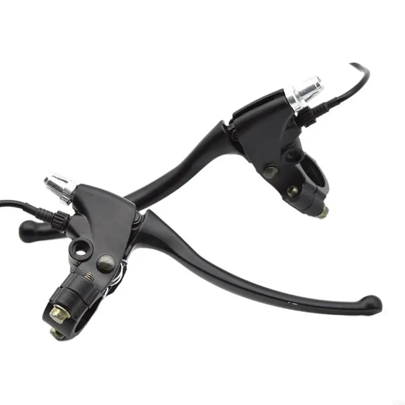 57BA скейтборд езда на велосипеде тормозной рычаг прочный 2 провода левый и правый