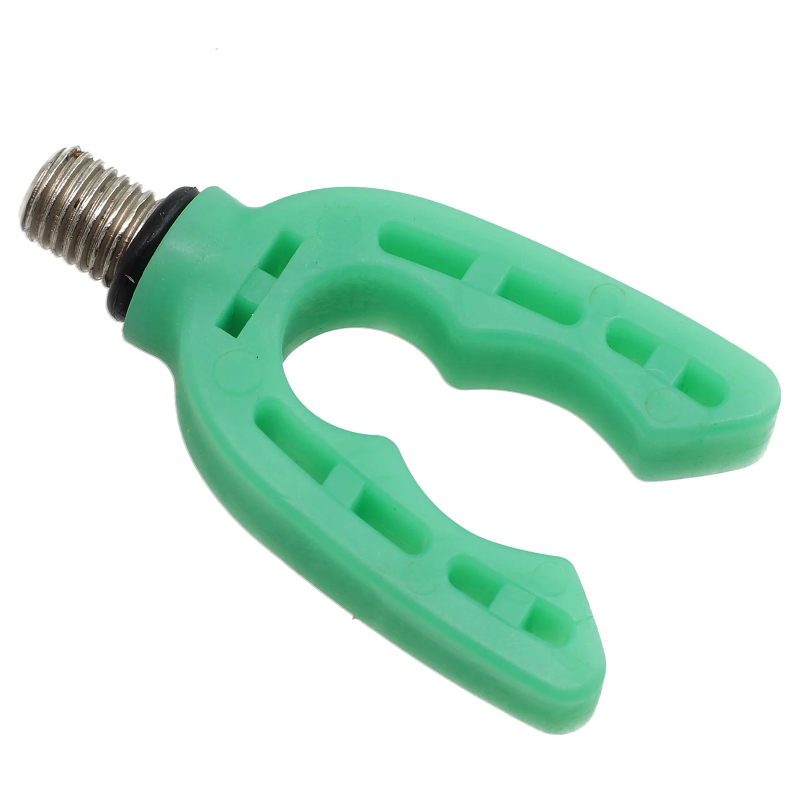 

Carp Fishing Rod Holder Rest Heads With 3/8 Thread Luminous Rod Gripper Rest Gripper Silicone Metal 6.4*4cm Fishing Accessories
