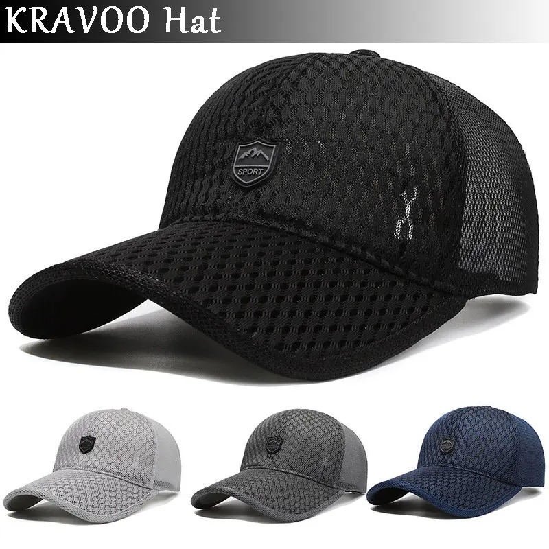 

Повседневные кепки KRAVOO для женщин, модная дышащая женская бейсбольная кепка, уличная Солнцезащитная Мужская бейсболка, кепки от солнца в спортивном стиле