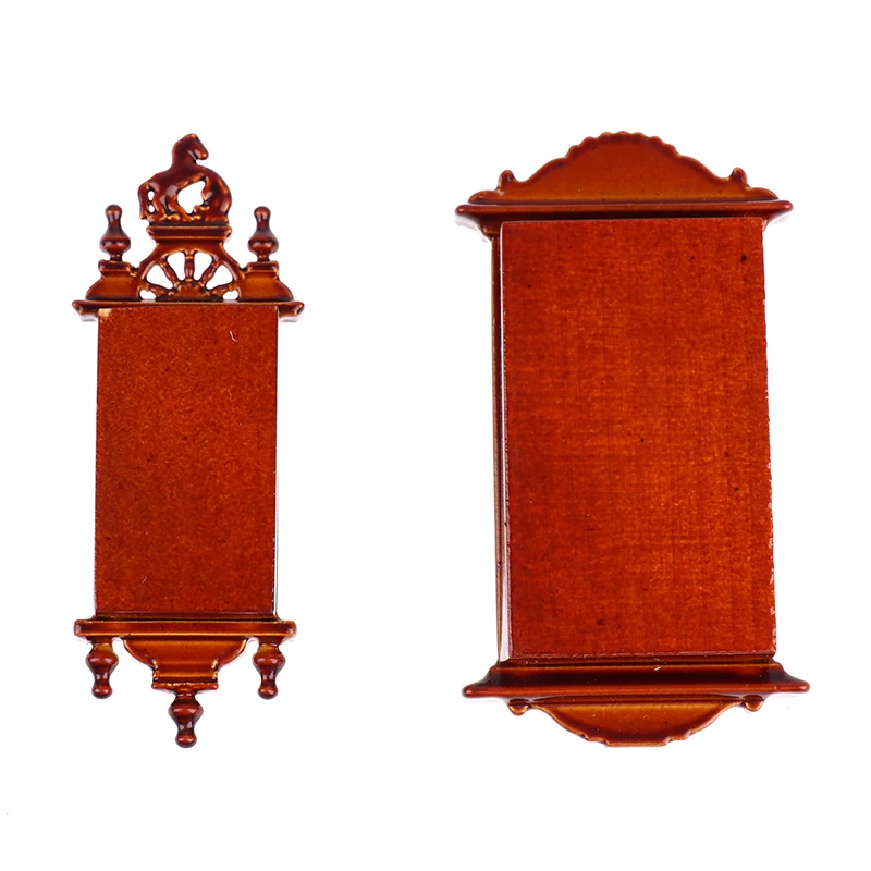 1 шт. 1:12 миниатюрные настенные часы для кукольного домика |