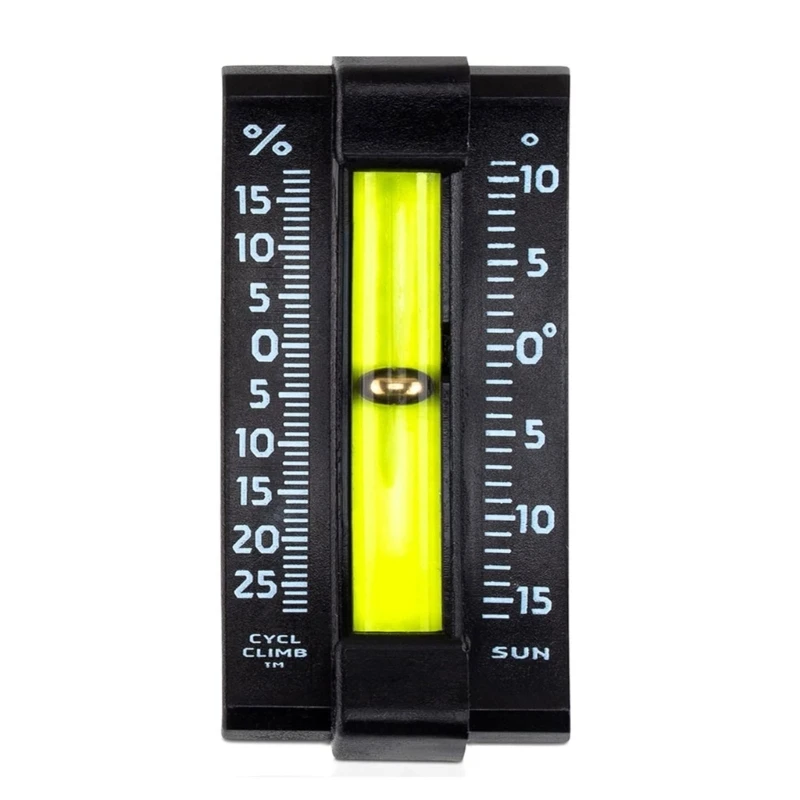 Велосипедный инклинометр с двойной шкалой и регулируемым кронштейном