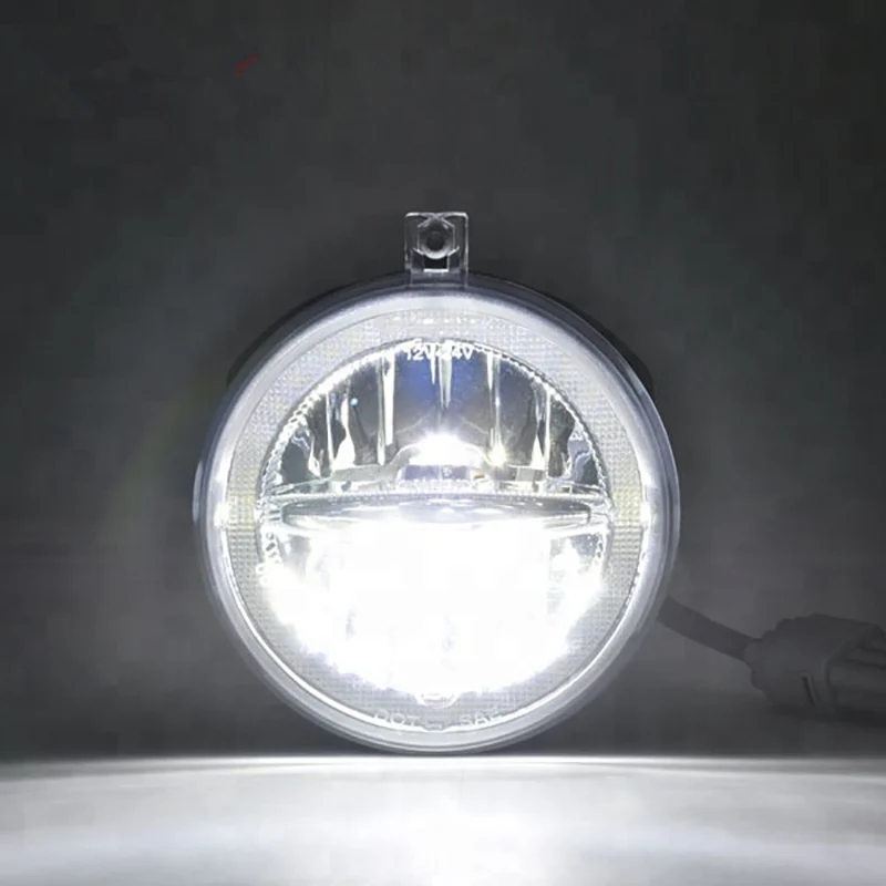 Белые светодиодные противотуманные фары W/ DRL ангельские глазки кольца Halo для Jeep