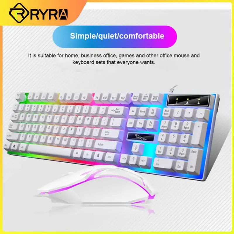 

Игровая Проводная клавиатура и мышь RYRA G21B с подсветкой и USB