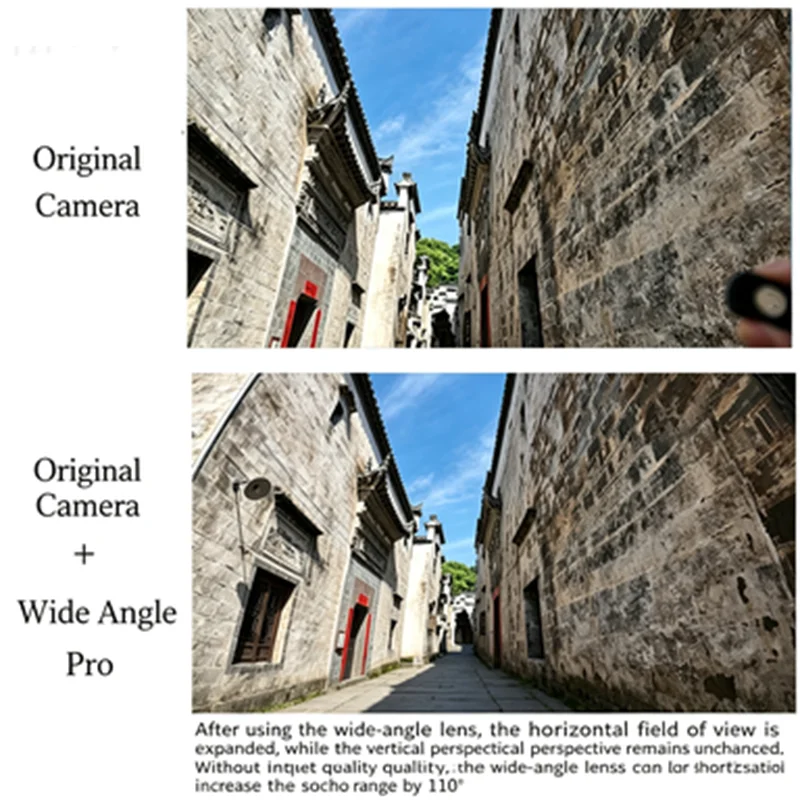 Фото Широкоугольный объектив для камеры Insta 360 Luna Ultra: улучшение Pro, расширение поля зрения, прозрачный фильтр высокой четкости №5