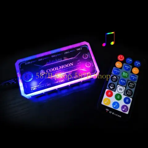 Coolmoon RGB контроллер для вентиляторов
