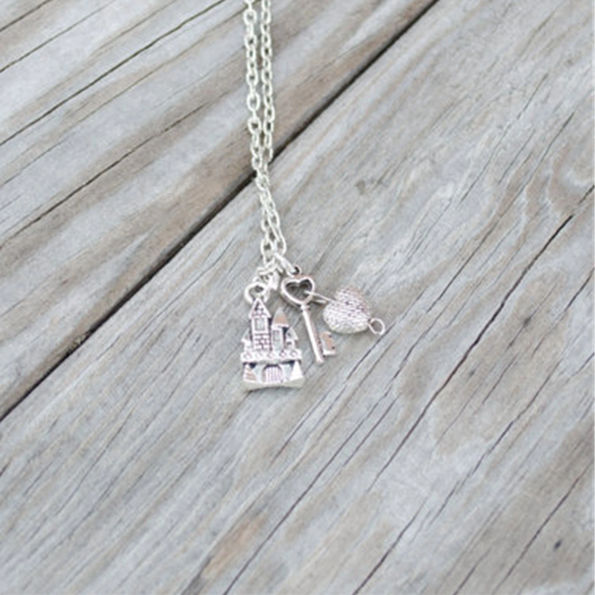 

12pcs/Lot Fairy Tale Silver Charm Necklace Magical Girls Fairytale Jewelry
