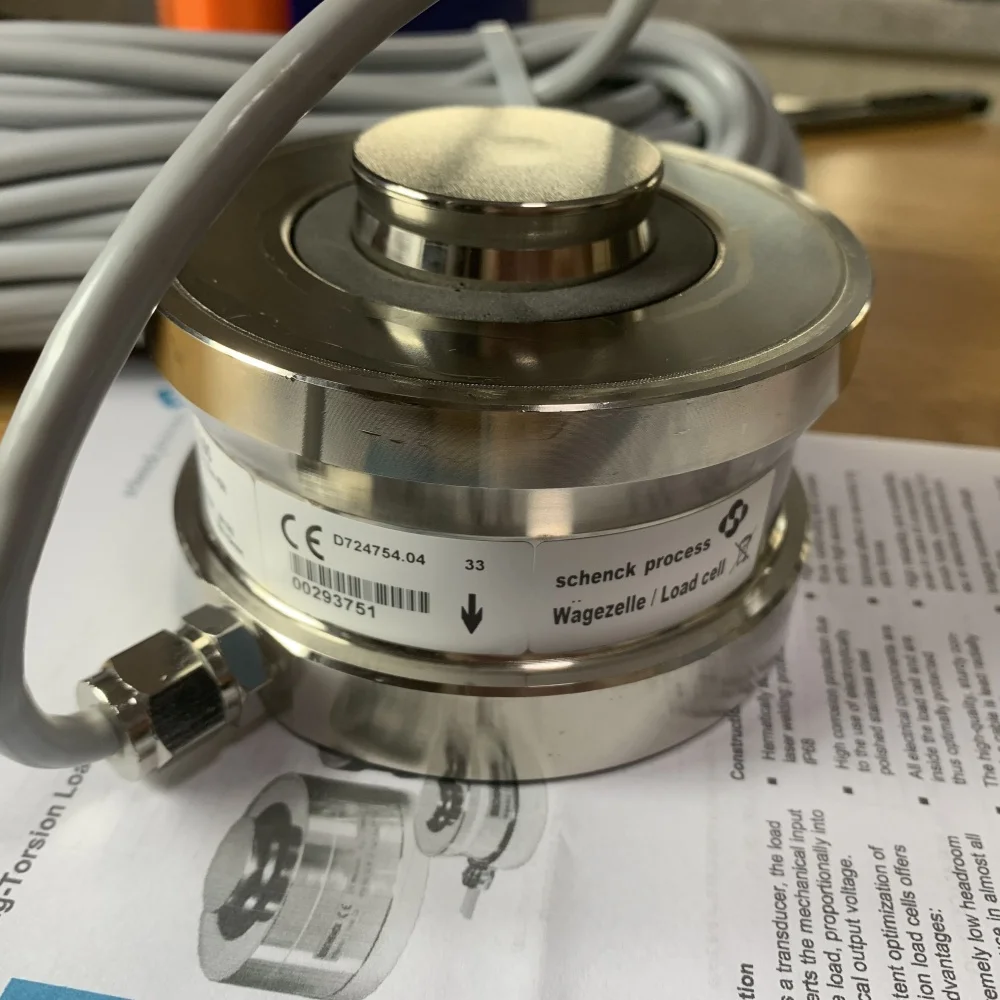 Фото Тензодатчик кольцевой торсионно-компрессионный Schenck RTN 0.05 33т, датчик силы, Германия, выгодная цена №2