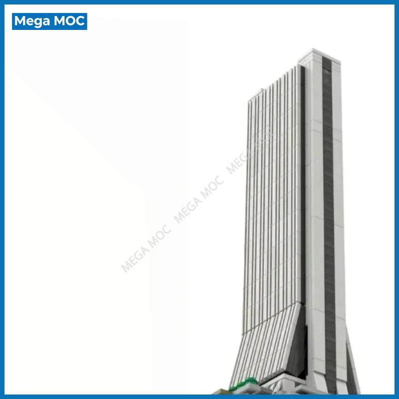 Фото Конструктор Sompo Japan: Небоскрёб-диорама MOC, архитектурная модель для самостоятельной сборки №4