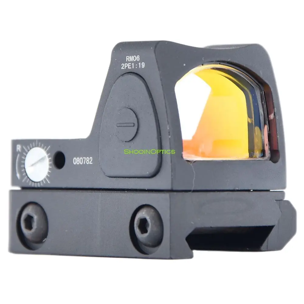 Оптический коллиматор Shooin Optics Reflex 1x Red Dot, коллиматор RMR, прицел 20 мм, основание для крепления M9410