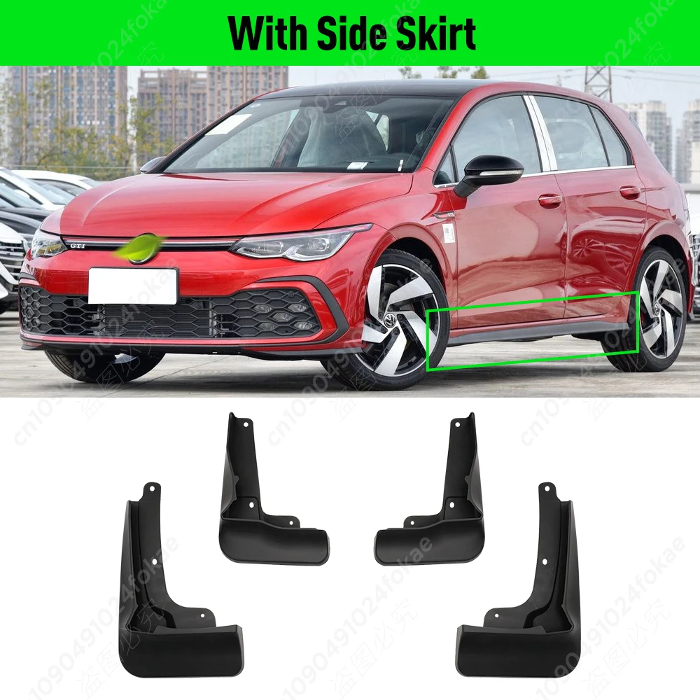 

Брызговики R-Line GTI GTD GTE 2020 2021 2022 2023 2024 для VW Golf 8 MK8, брызговики