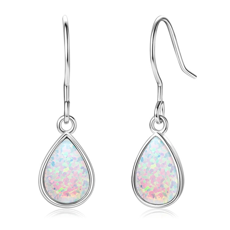 Женские серьги-крючки из стерлингового серебра 925 пробы 6x9 мм комплект безелей в