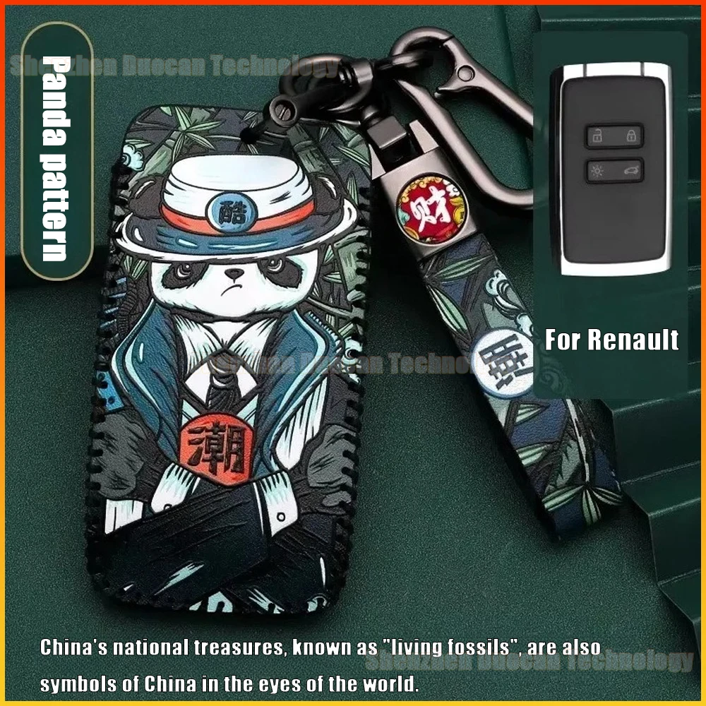Новый чехол для ключей для Renault Koleos Austral Kadjar Clio Megane Captur Arkana Zoe Scenic Dacia Sandero Duster Logan Jogger