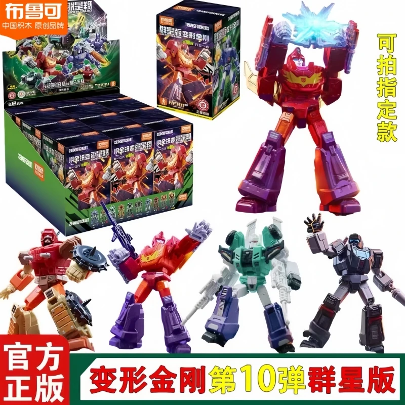 Фото ГОРЯЧАЯ НОВИНКА: Конструктор Blokees Transformers Star Edition, версия 10, «Единый Оптимус Прайм», фигурка-игрушка, подарок №1