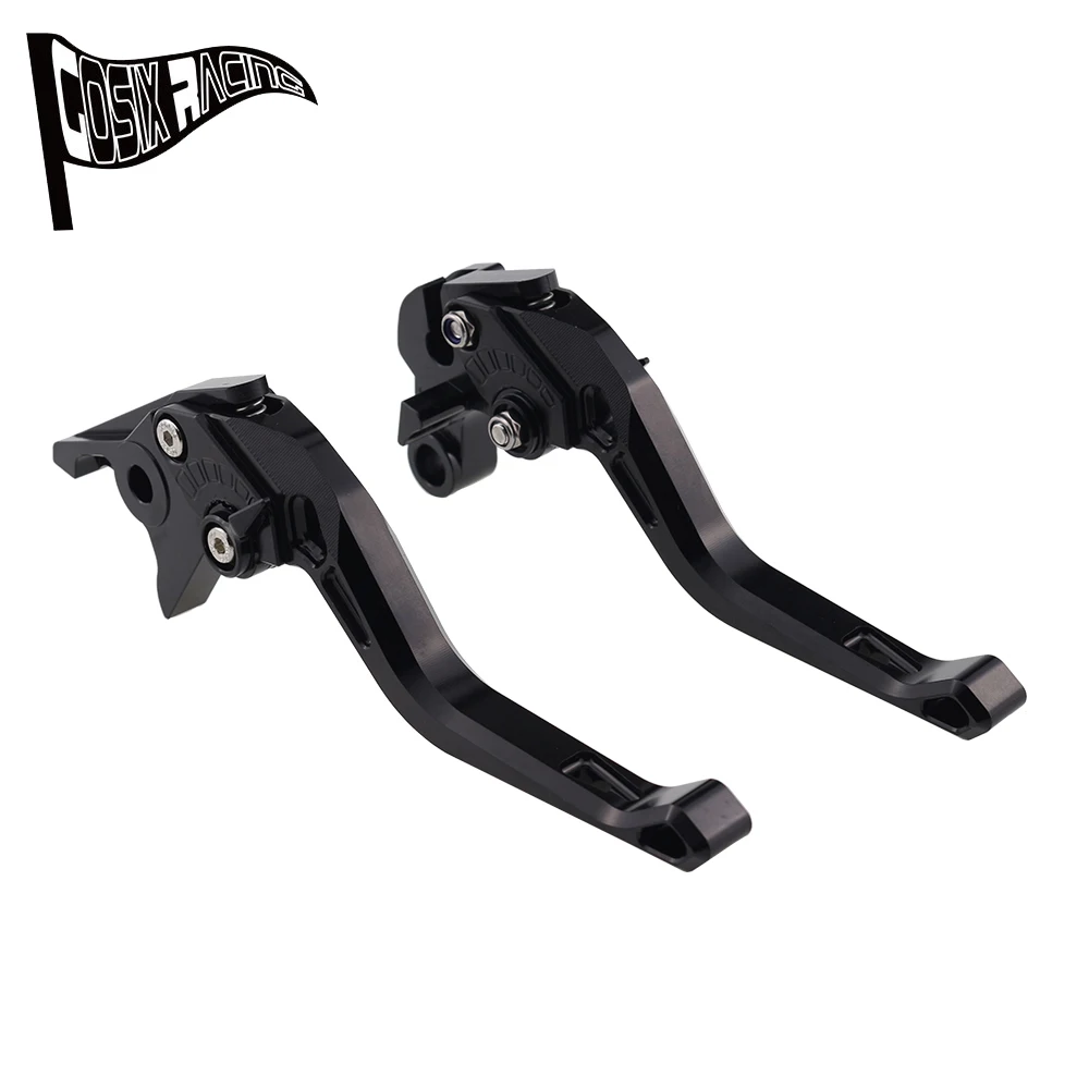Фото Подходит для ZX6R ZX636 2019-2022 ZX-6R ZX-636 Аксессуары для мотоциклов с ЧПУ Короткие тормозные рычаги сцепления Набор регулируемых ручек №5