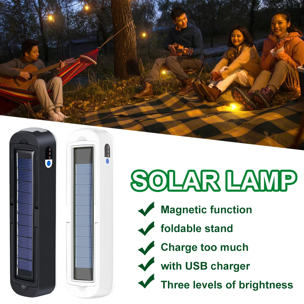 

Solar LED Camping Light Bulb For Outdoor Tent Lamp Portable Lanterns Emergency Lights For BBQ Hiking Night Market
