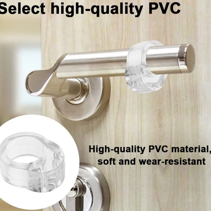 

1PCS Door Knob Bumper Wall Protection Baby Safety Home & Kitchen Silicone Door Stopper Shock Absorber Door Handle Buffer