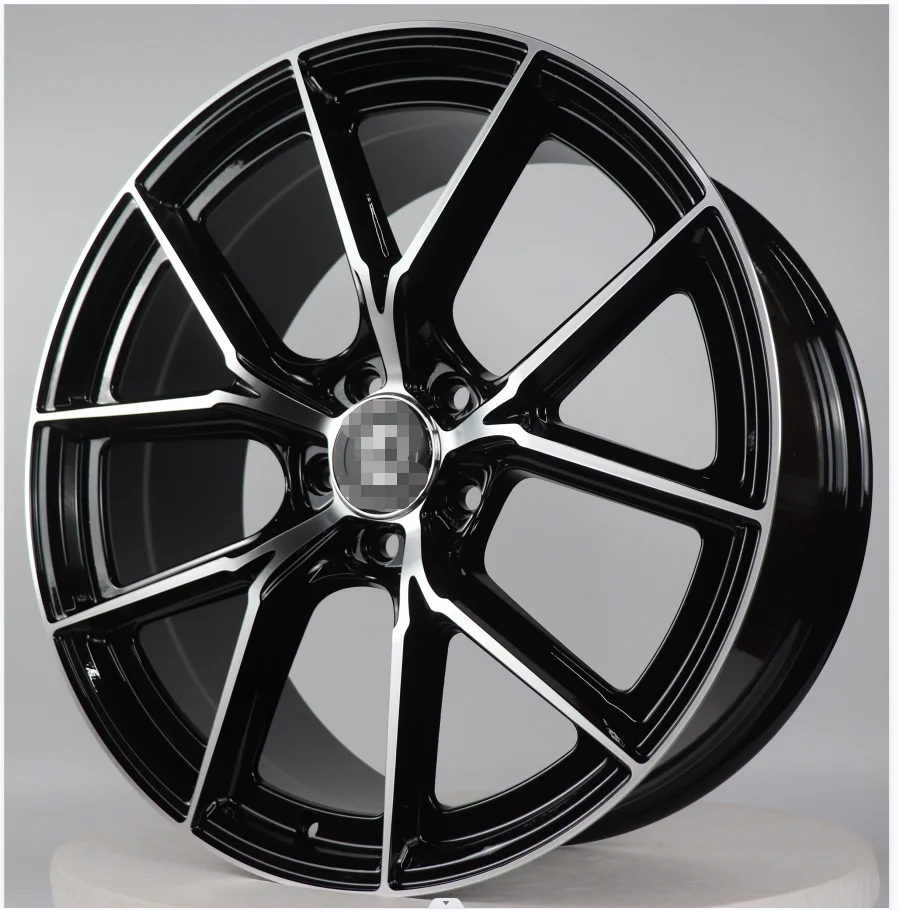 

20inch 5x100 Black alloy wheels rims for passenger car rims accessories