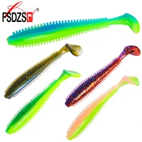 fsdzso shinner fishing lures 90mm 120mm wobblers carp fishing soft lures silicone artificial double color baits