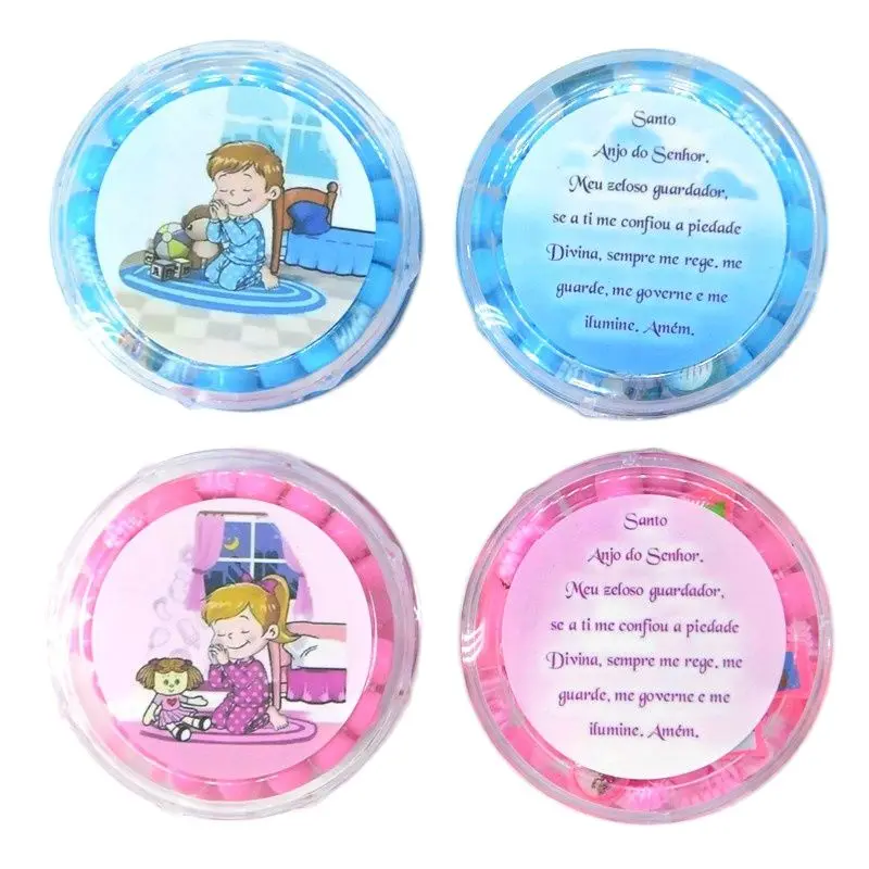 Ожерелье с кулоном в виде креста с изображением малыша Иисуса, 12 шт.