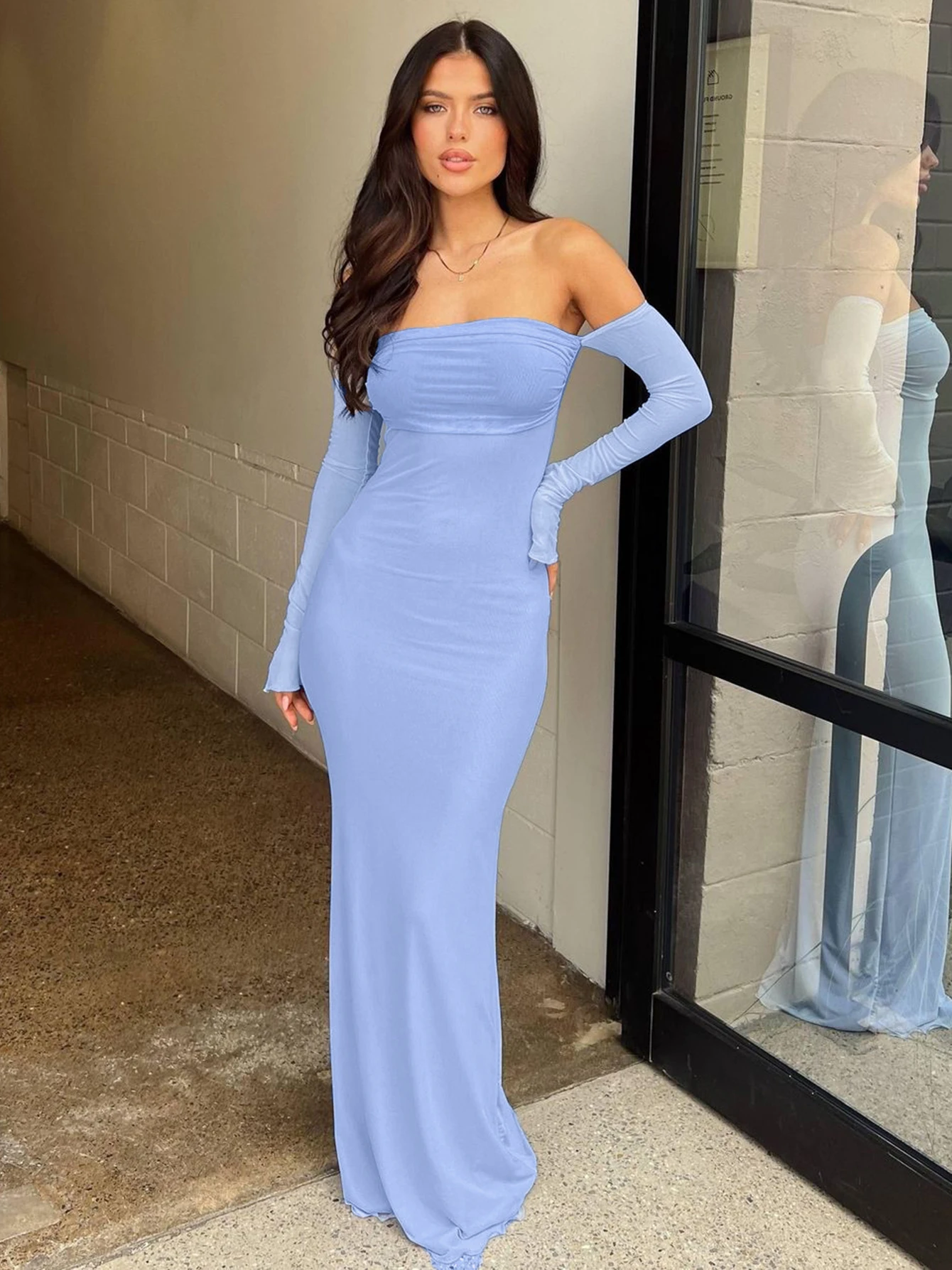 Hawthaw женское облегающее платье из полиэстера