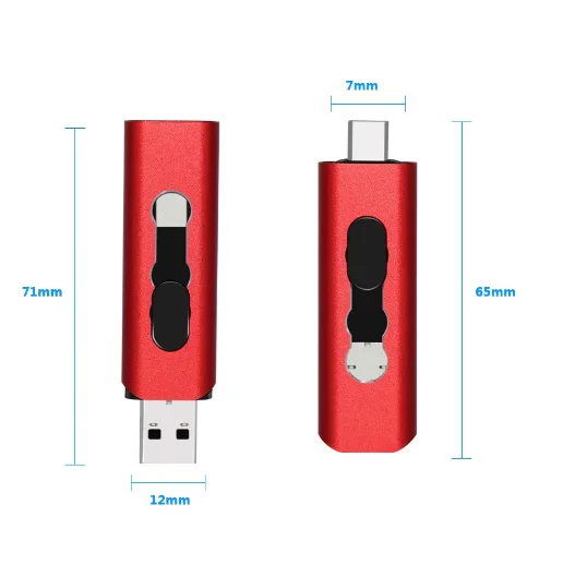 Флэш-накопитель USB type-c 2023 дюйма 128 ГБ 256 512