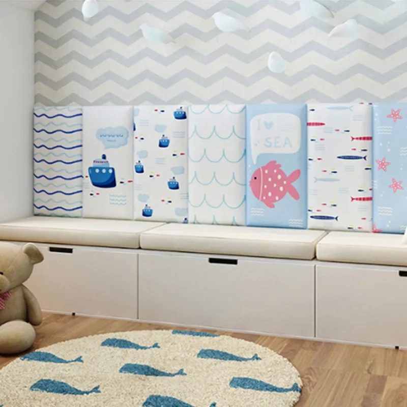 Изголовье кровати татами фон стена мягкий рюкзак детская комната противоударная