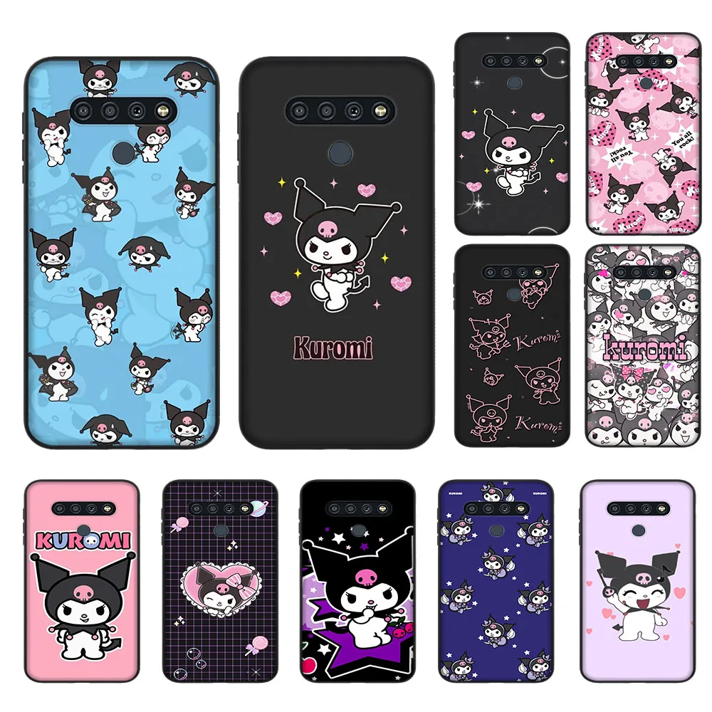 Чехол Kuromi для Samsung J2 Prime J4 Plus J6 Core J7 J8 S7 Edge S8 S9 Pro черный чехол телефона