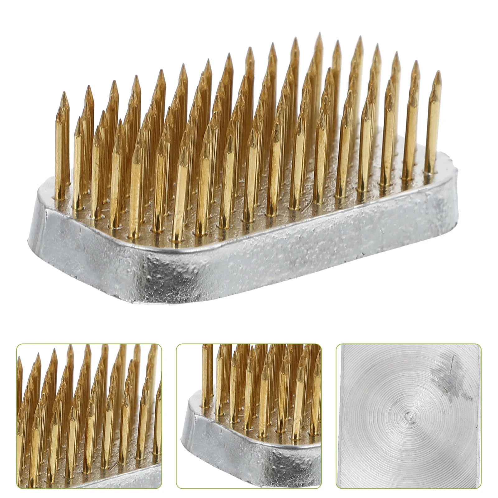 

Jianshan Flower Arrangement Base Floral Pin Holder Plant Fixation Copper Arranger