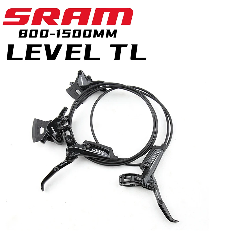 

SRAM LEVEL TL 2-PISTONS Ultra Light Hydraulic Disc Brake MTB 800/850/1500/1550/1600 mm Front & Rear Black