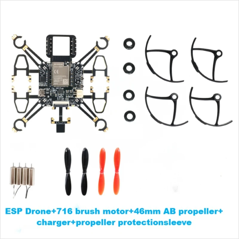 ESP32 Квадрокоптер с открытым исходным кодом ESP-Drone Модель дрона Wi-Fi Пульт