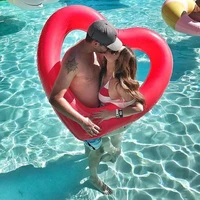 90120cm love swimming ring inflatable water floating row floating bedding toys small love swimming pool blisters pvc water use