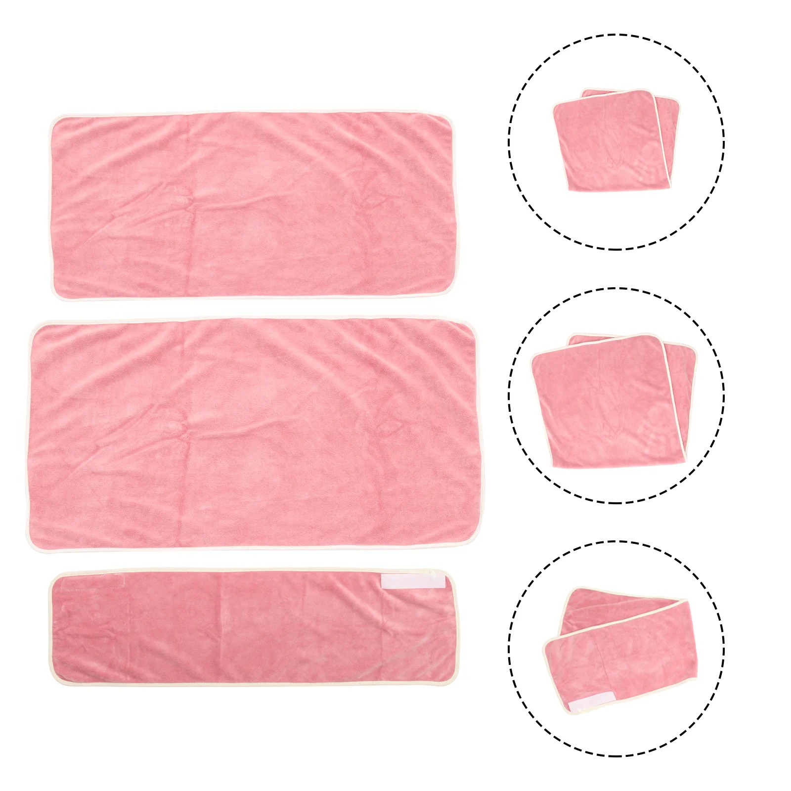 

1 Set Comfortable Spa Headcloth Supple Chest Towel Durable Spa Towel