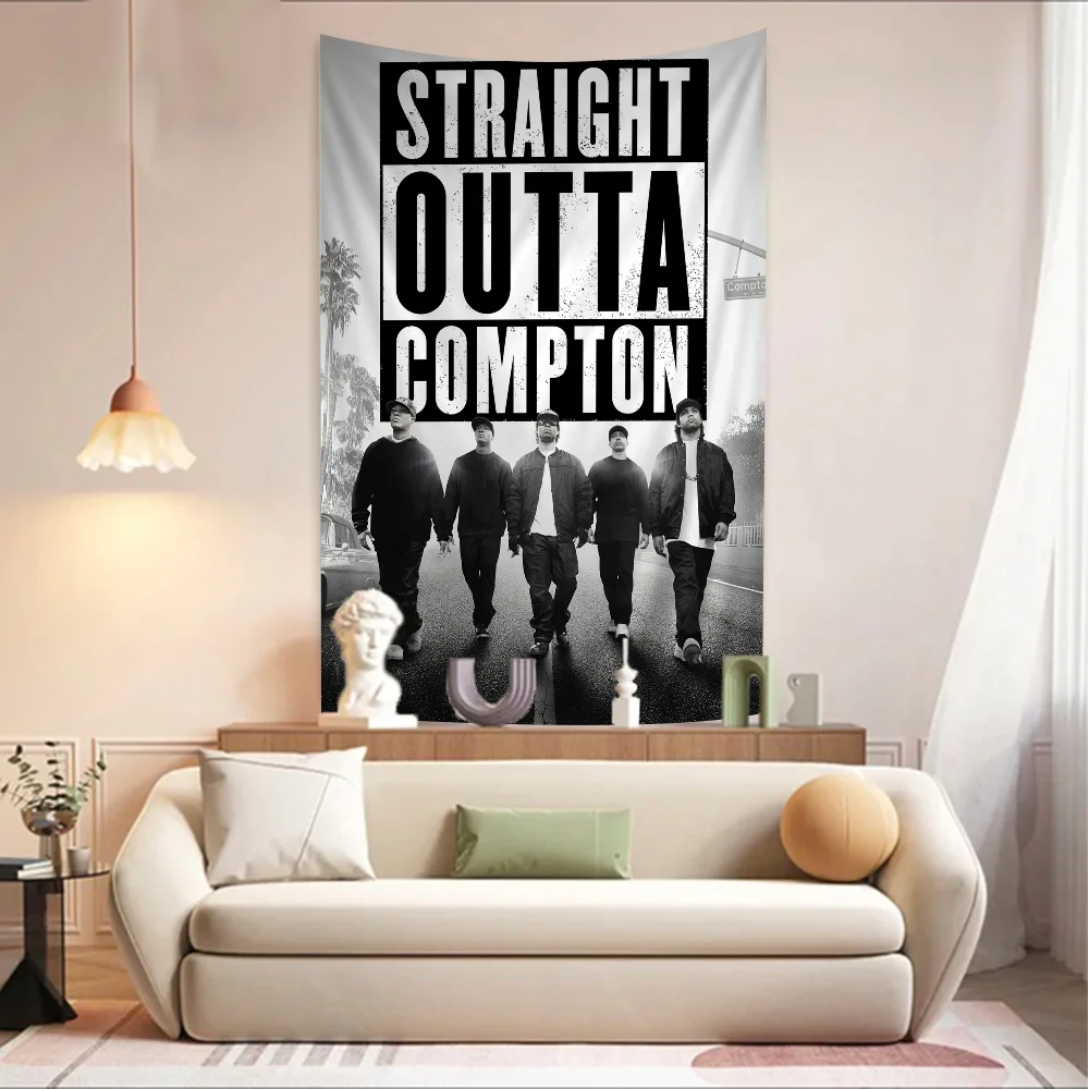 NWA Straight Outta Compton Подвесной богемный гобелен Богемные настенные гобелены Мандала