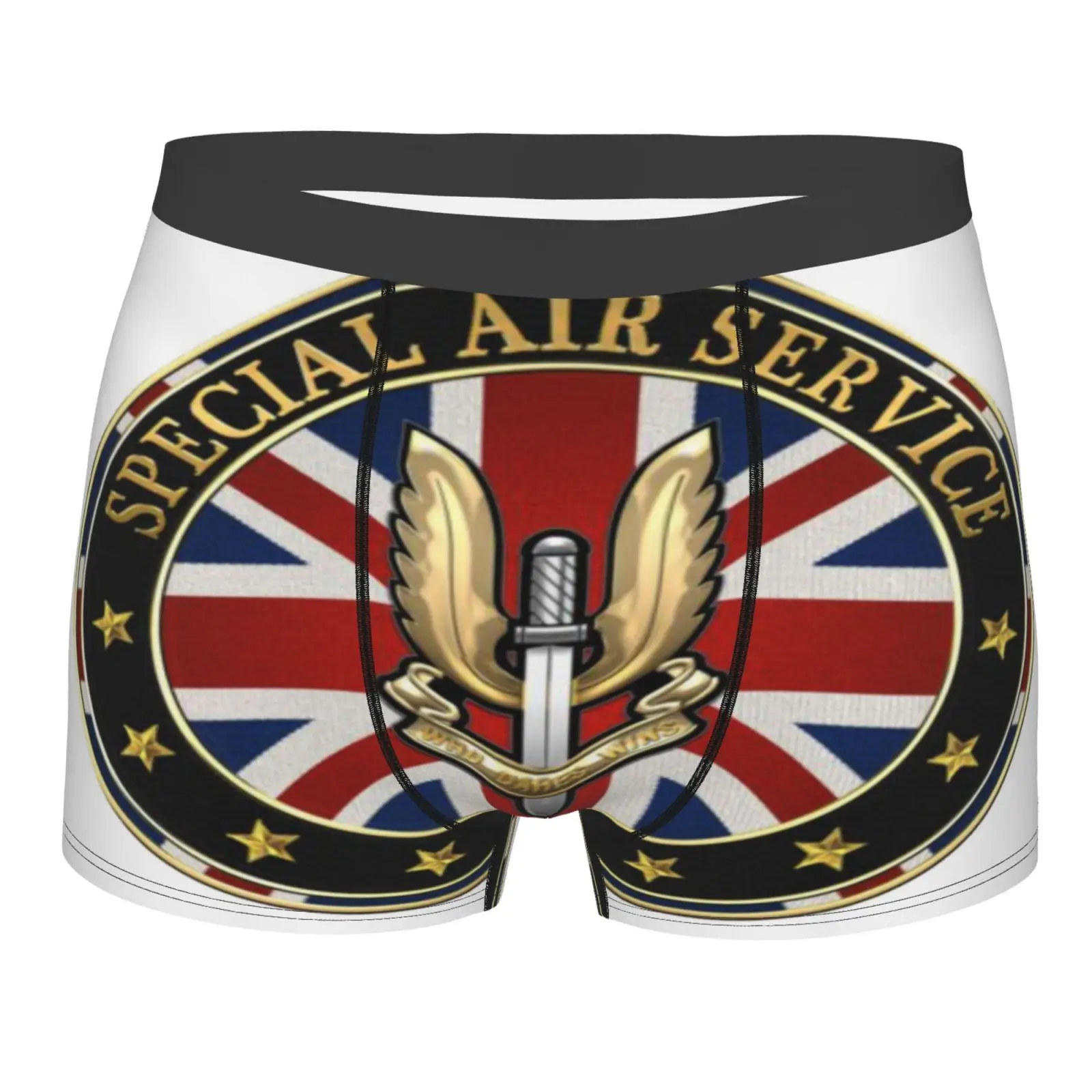 

Special Air Service 3616 Boxer Briefs And Top Set Long Men Polyester Long Leg Sexy Underwear Pouch Woman Pajamas Teen Boy Cool