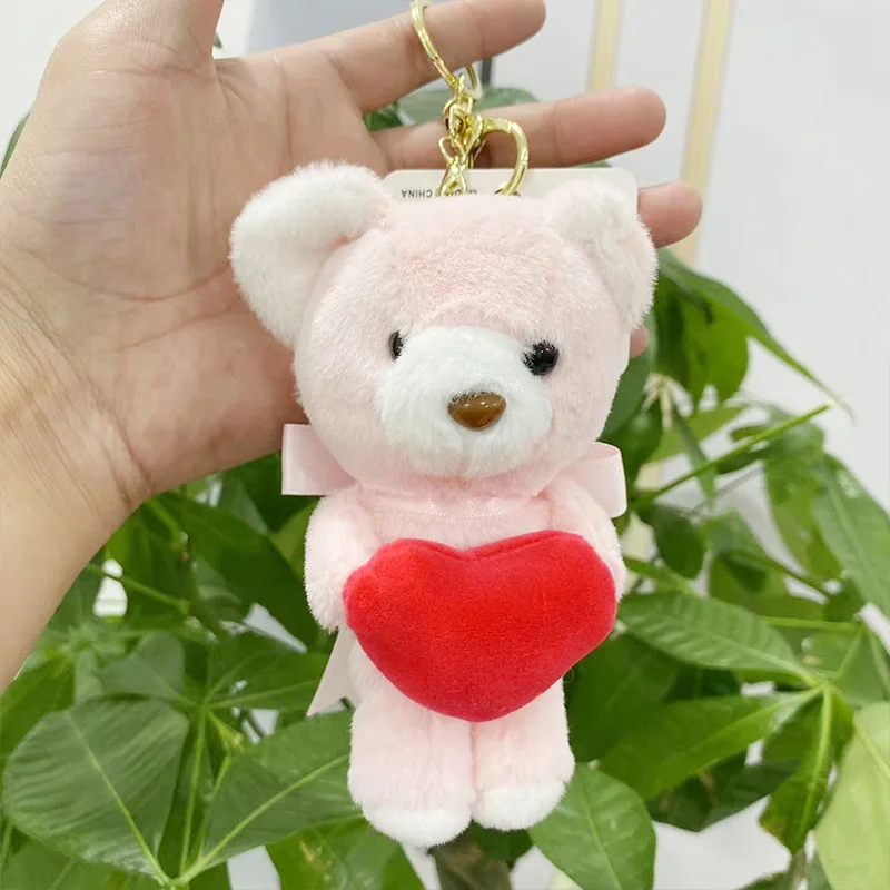 1 шт. 12 см мультяшный любовный медведь искусственная кукла милые мягкие животные