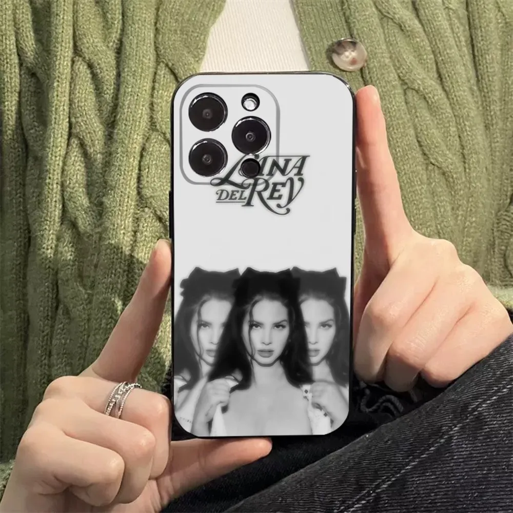 Чехол для телефона Singer iPhone 15 14 13 12 11 Plus Pro Max XS X XR SE Mini 8 7 Soft L-Lana D-Del R-Rey силиконовый