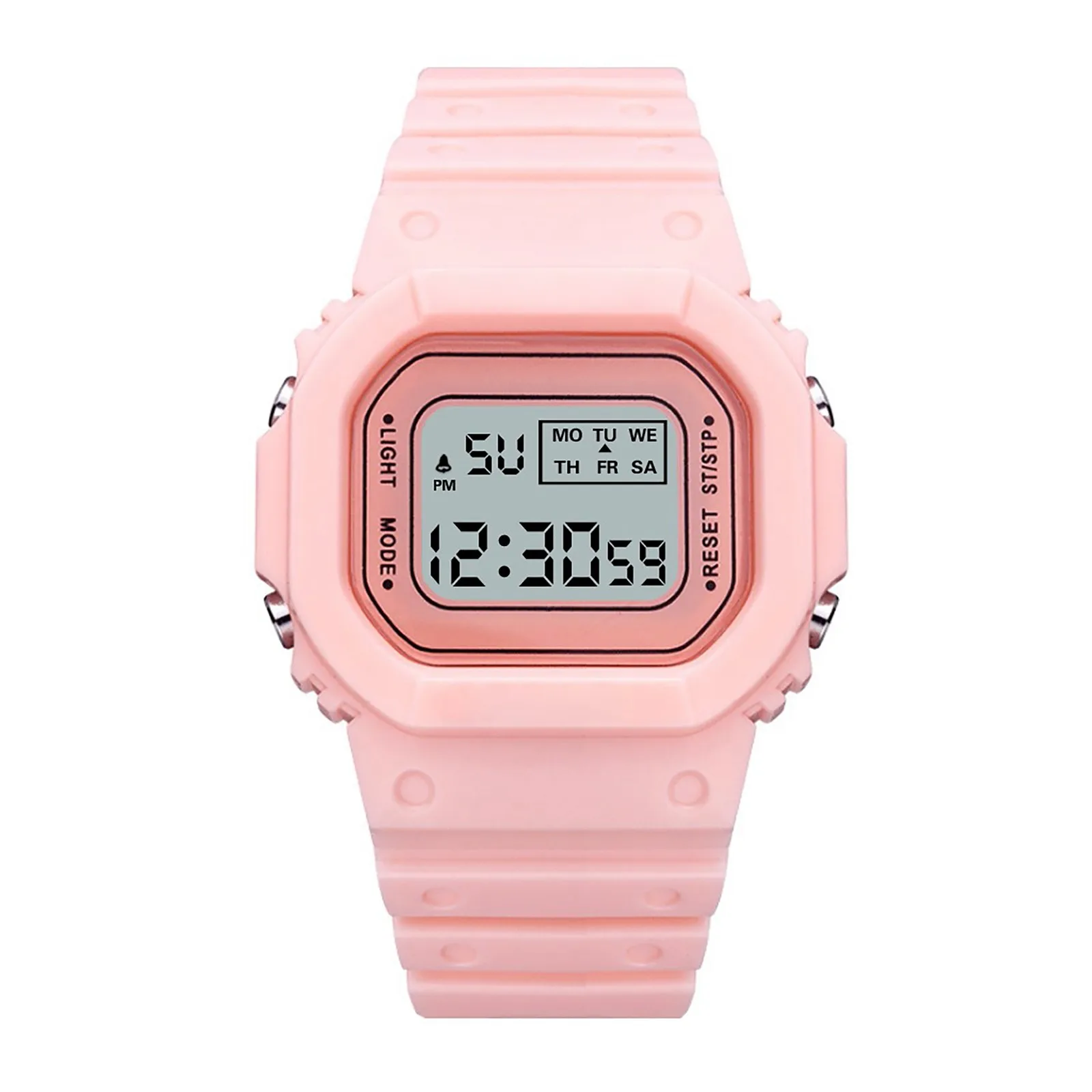 

Electronic Wrist Clock Fashion Waterproof Watch Women LCD Digital Stopwatch Date Rubber Sport Wrist Watch relogios femininos