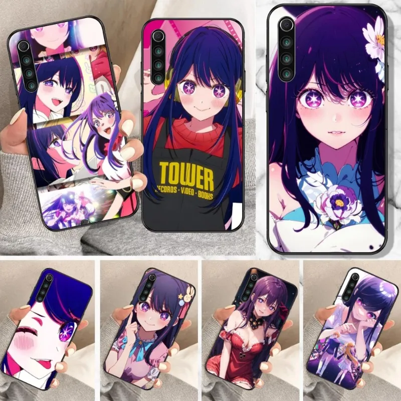 Oshinoko AI Hoshino аниме чехол для телефона Xiaomi Mi 13 12 12S 12T 11T 10T 9T Lite Pro Ultra Poco F3 F4 F5 X4 GT черный