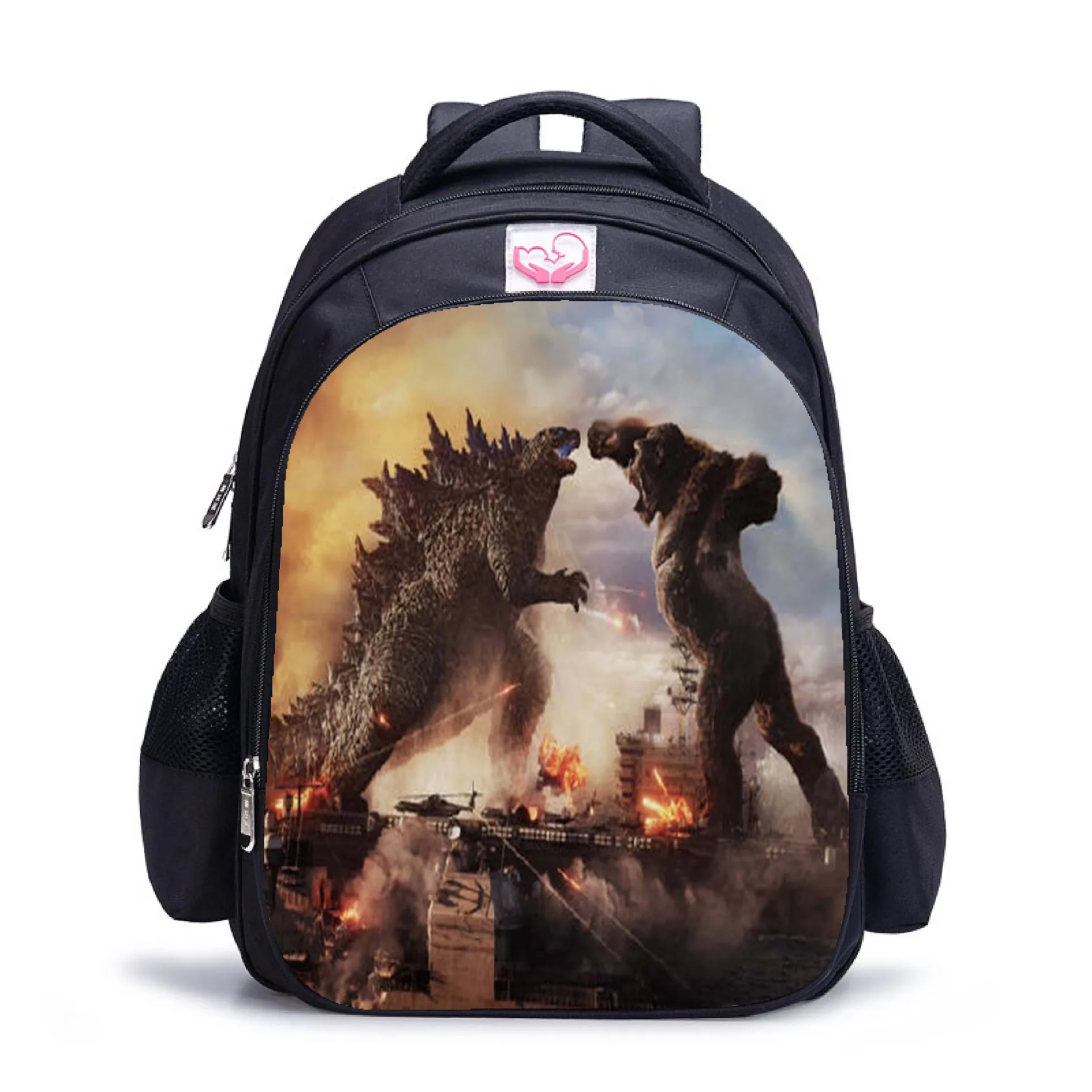 Рюкзак Godzilla Vs King Kong для маленьких мальчиков школьный ранец с мультипликационным