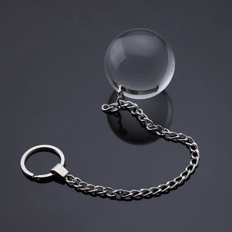 Большие Хрустальные шарики стимуляция точки G Анальная пробка 25-50 мм стеклянные