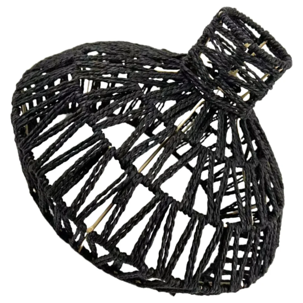 

Rattan Lampshade Hanging Shades Pendant Replacement Light Cover Modern Rope Only