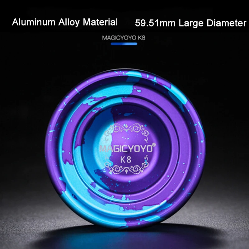 Magic yoyo K8 Butterfly металлический из алюминиевого сплава Yoyo Профессиональный с 8