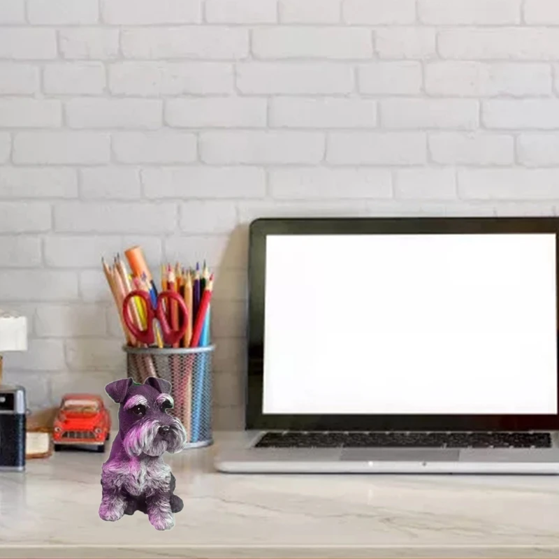 1 Pc Scented Candle Molds Dog Epoxy Resin Casting Mould DIY Making Crafts Aroma Gypsum for Craft Car Home Ornaments |