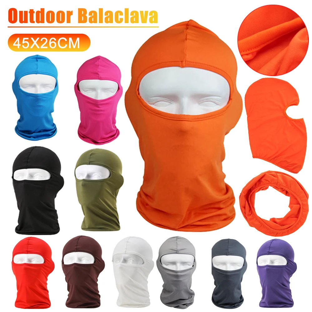 Маска-балаклава Унисекс Для Катания На Лыжах По Снегу Мотоцикла Бега Холодной
