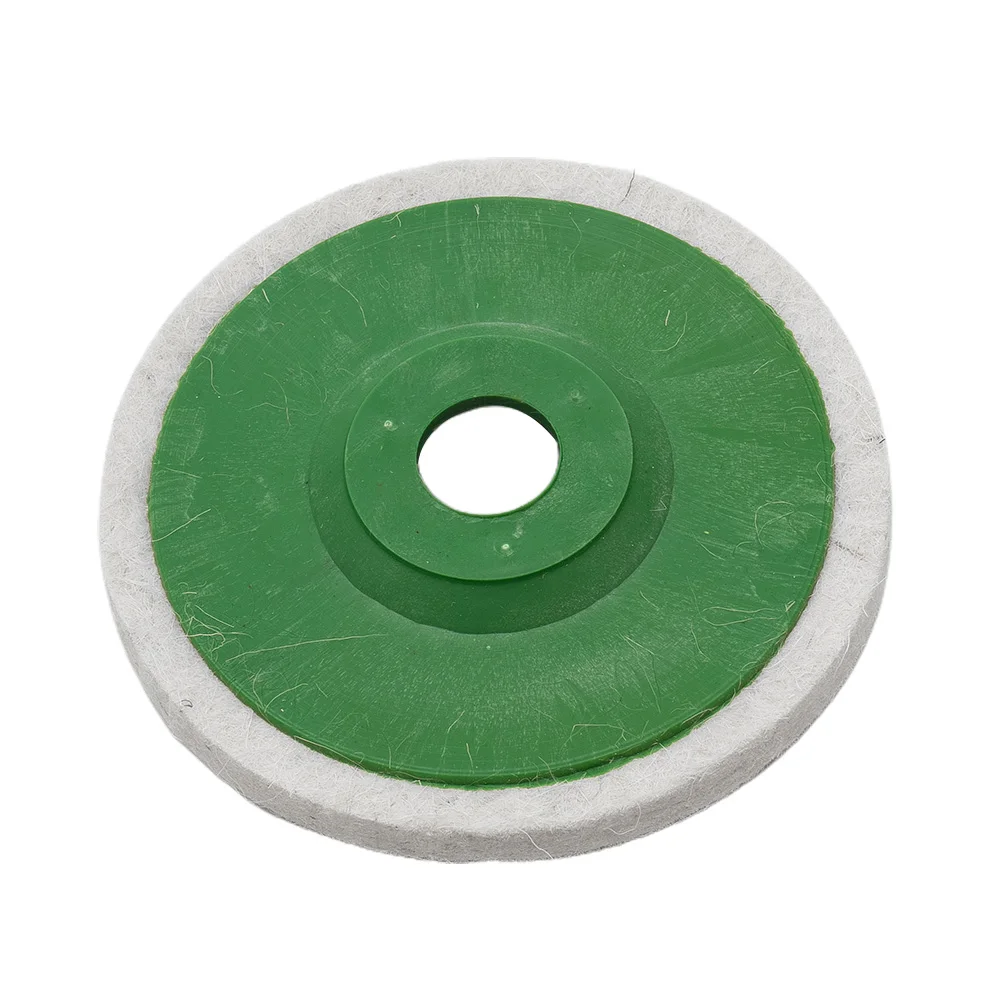 

Buffing 125mm Grinding Polishing pads Tool Polisher Jewelry Replacement Part Spare 2pcs Wool felt 12mm thickness