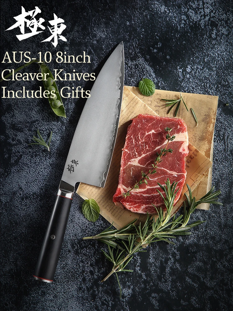 Японский нож из композитной стали AUS-10 ковающий шеф-повара Gyuto ножи для филеринга